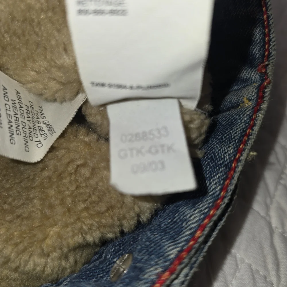 Tommy Hilfiger Y2K Sherpa-Lined Denim Vest Women's Size Large - Picture 10 of 10